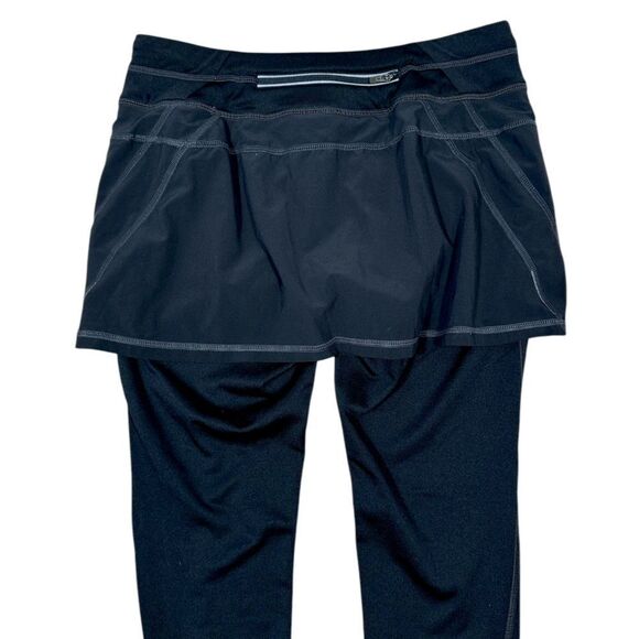 Athleta Women’s Black 2 in 1 Legging & Attached Activewear Skort - Picture 8 of 10